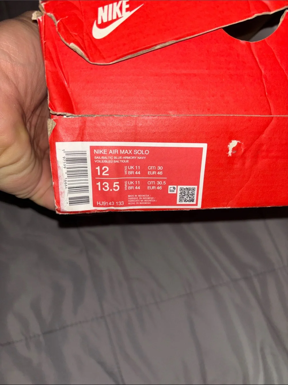 Nike Air Max Solo men’s size 12